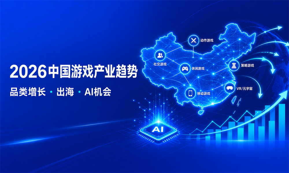 2026中国游戏产业趋势:品类增长、出海与AI机会