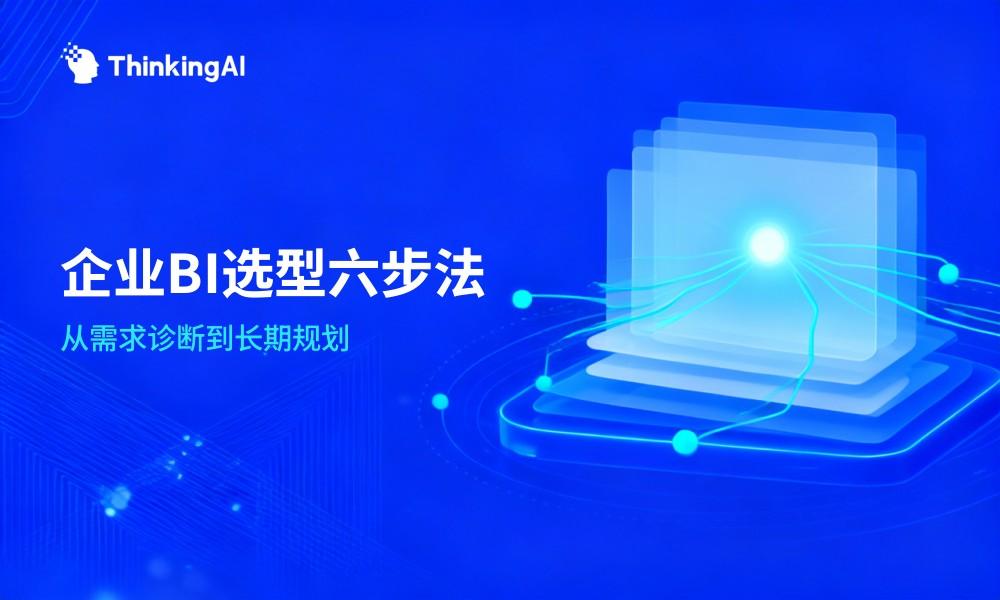 企业BI系统怎么选?从功能、部署到成本的六步选型指南